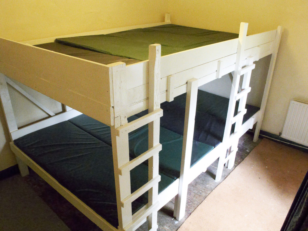 View of the alpine bunk set-up in one of the bedrooms